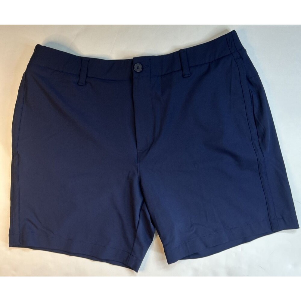 Under Armour Men's 36 Golf Shorts Navy Blue Casual Chino Preppy